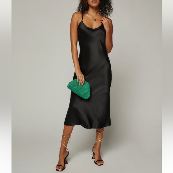 Reformation dress size 4 Alisal dress in Black - Picture 4 of 4